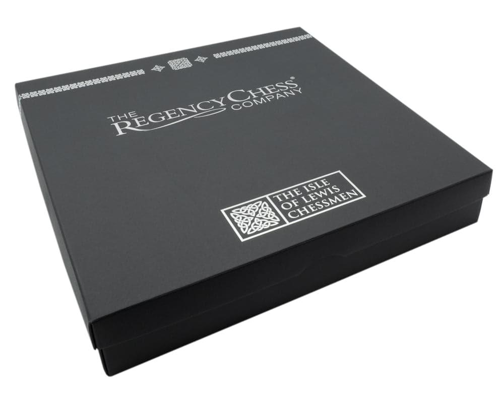Isle of Lewis Chessmen presentation set box by Regency Chess Company