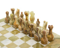 Alghero 縞瑪瑙與大理石國際象棋套裝