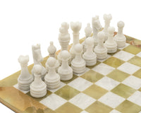 Alghero 縞瑪瑙與大理石國際象棋套裝