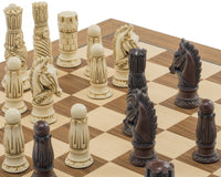 Berkeley Chess 維多利亞赤褐色國際象棋棋子