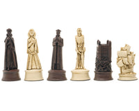 Berkeley Chess 伊麗莎白時代赤褐色國際象棋棋子