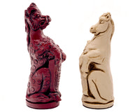Berkeley Chess 皇家野獸 深紅色 國際象棋棋子