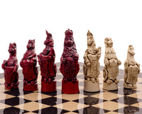Berkeley Chess 皇家野獸 深紅色 國際象棋棋子