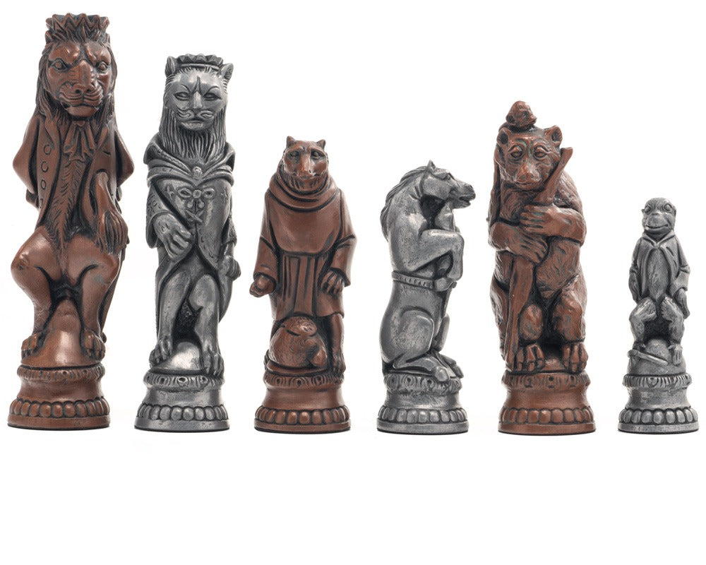 Berkeley Chess Reynard the Fox 金屬國際象棋棋子