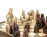 Isle of Lewis 精巧凱爾特風格 國際象棋套裝 22.9cm