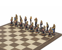 Italfama 手繪主題「爵士樂隊對搖滾巨星」國際象棋棋子