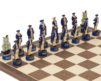 Italfama 手繪主題「海盜對海軍」國際象棋棋子