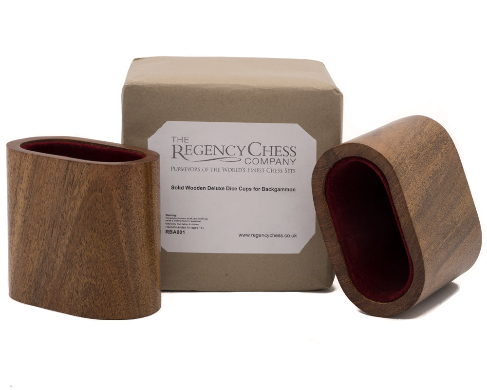 實木豪華西洋雙陸棋擲骰杯