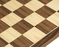 45cm 胡桃木與楓木製國際象棋棋盤