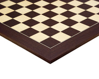 60cm Wenge 與楓木的豪華國際象棋棋盤