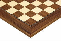35cm 胡桃木與楓木製豪華國際象棋棋盤