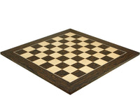 55cm 豪華虎斑烏木配楓木國際象棋棋盤