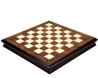 43cm 胡桃木與楓木製國際象棋棋子收納盒，附可拆式蓋
