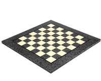 43cm 暗灰色楓木與榆木奢華國際象棋棋盤