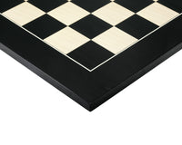 55cm 亮光黑 Anegre 與楓木的豪華國際象棋棋盤
