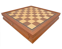 50cm 桃花心木框國際象棋棋子收納櫃（附抽屜）