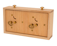 木製Turnier指針棋鐘 - 淺木色