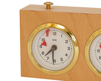 木製Turnier指針棋鐘 - 淺木色