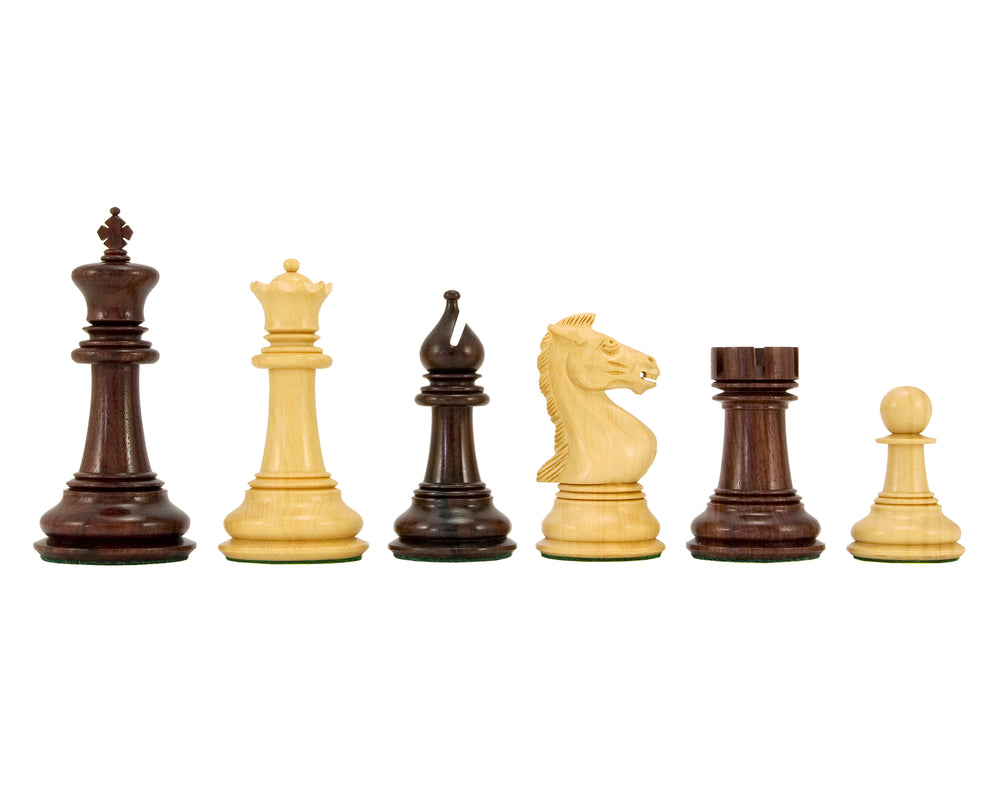 Madrid Series 紅木豪華國際象棋棋子 - 10cm