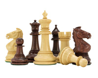 Madrid Series 紅木豪華國際象棋棋子 - 10cm