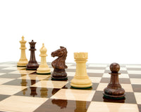 Madrid Series 紅木豪華國際象棋棋子 - 10cm