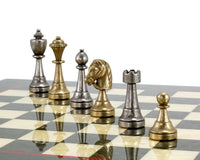 Finnesburg Series — 黃銅及鎳製國際象棋棋子 — 7.6cm