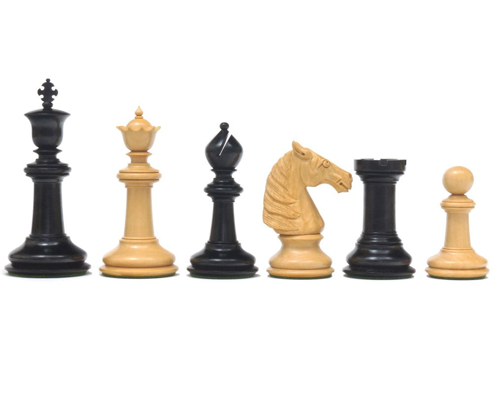 Bath 系列 經典 史湯頓國際象棋棋子（黑檀） - 10.8cm