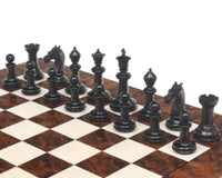 Bath 系列 經典 史湯頓國際象棋棋子（黑檀） - 10.8cm