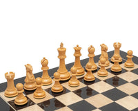 1972年 Staunton 黑檀複刻國際象棋棋子 - 8.9厘米