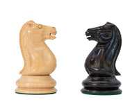 J J Cooke Edition 黑檀木及仿古黃楊木 國際象棋棋子 - 11.2cm