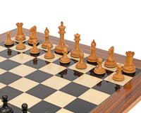Leuchar 復刻烏木及仿古黃楊木豪華國際象棋棋子 - 8.3cm