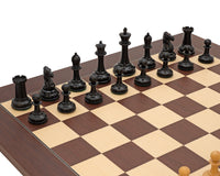 Harrwitz 系列 染黑國際象棋棋子 - 8.9cm
