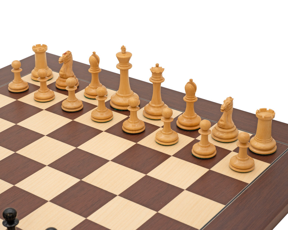 Harrwitz 9厘米烏木色國際象棋棋子