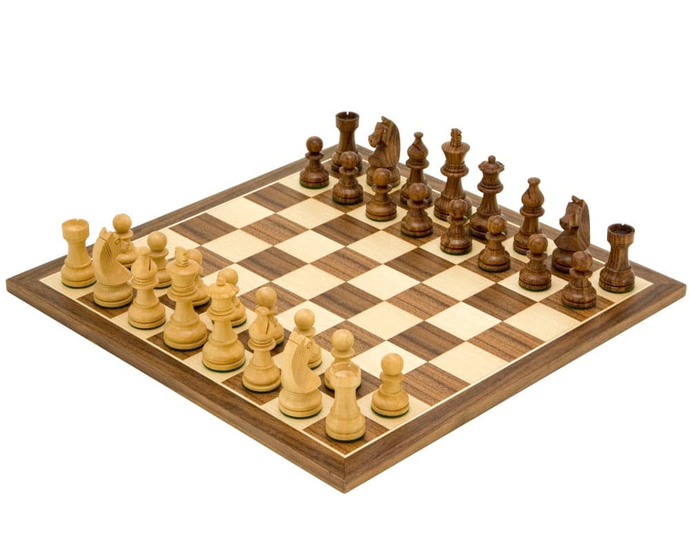 Down Head Knight Academy Medium Chess Set