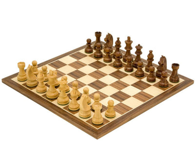 Down Head Knight Academy Medium Chess Set