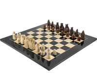 Isle of Lewis 黑色亮光國際象棋套裝