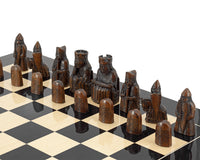 Isle of Lewis 黑色亮光國際象棋套裝