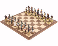 拿破崙對俄軍手繪主題國際象棋套裝 — 由 Italfama 出品