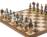 拿破崙對俄軍手繪主題國際象棋套裝 — 由 Italfama 出品