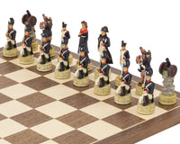 拿破崙對俄軍手繪主題國際象棋套裝 — 由 Italfama 出品