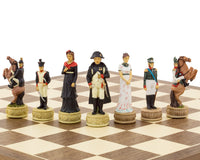 拿破崙對俄軍手繪主題國際象棋套裝 — 由 Italfama 出品