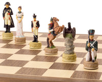 拿破崙對俄軍手繪主題國際象棋套裝 — 由 Italfama 出品