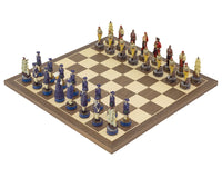 Italfama 手繪《海盜對海軍》主題國際象棋套裝