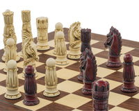 Berkeley Chess 維多利亞式紅色紫檀木國際象棋套裝