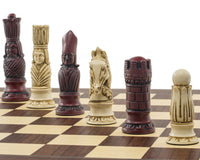 Berkeley Chess 維多利亞式紅色紫檀木國際象棋套裝