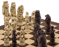 Berkeley Chess Reynard the Fox Russet and Palisander 大型國際象棋套裝