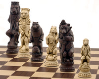 Berkeley Chess Reynard the Fox Russet and Palisander 大型國際象棋套裝