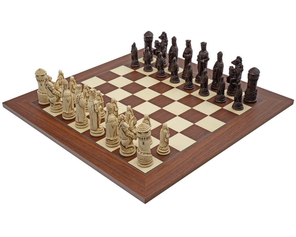 Berkeley Chess Camelot Russet Palisander 大號國際象棋套裝