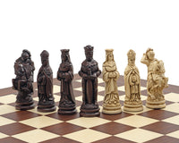 Berkeley Chess Camelot Russet Palisander 大號國際象棋套裝