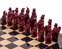 Berkeley Chess Cardinal 皇家野獸 黑色 大型 國際象棋套裝